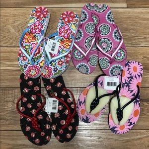 Vera Bradley flip flops